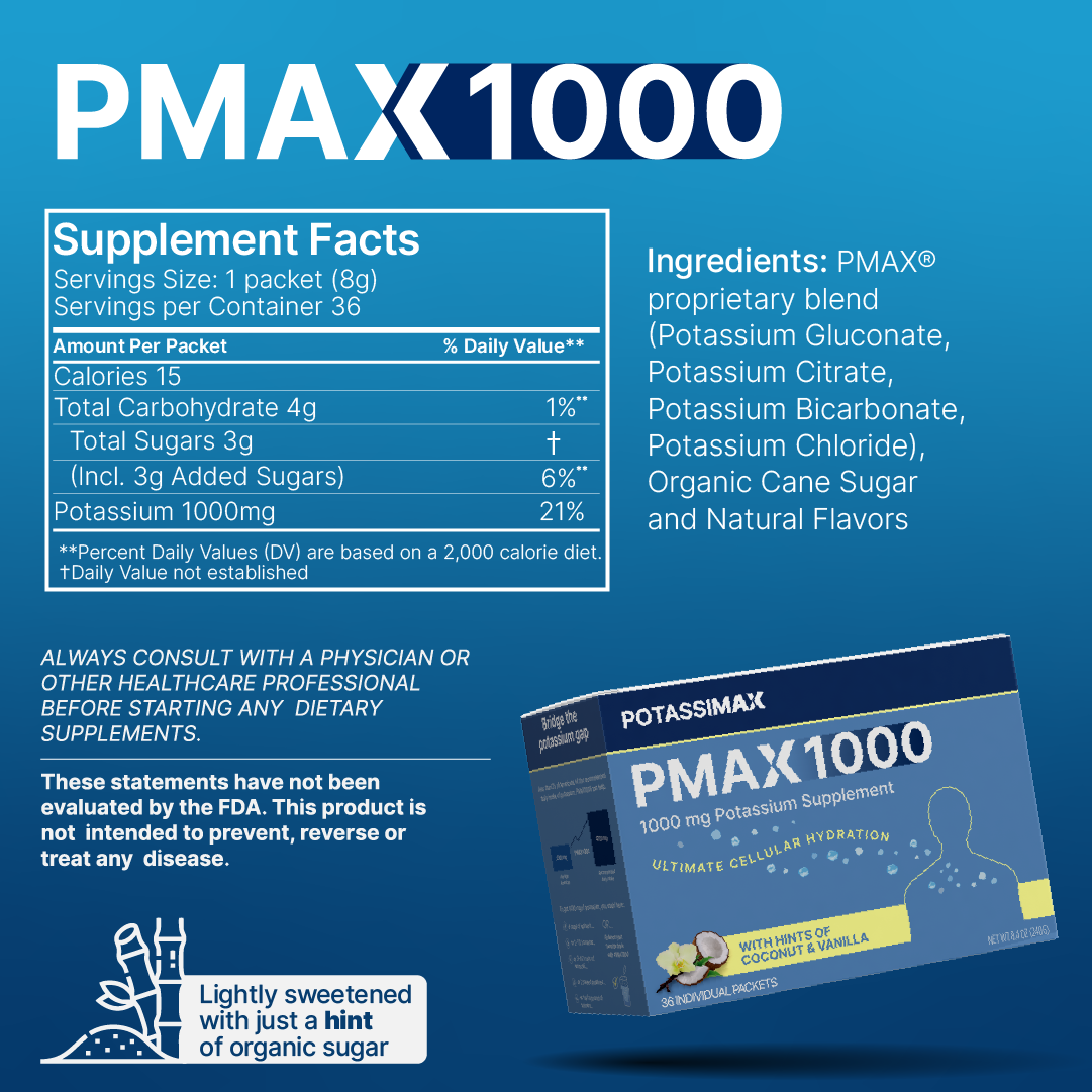 PMAX1000 Potassium Supplement