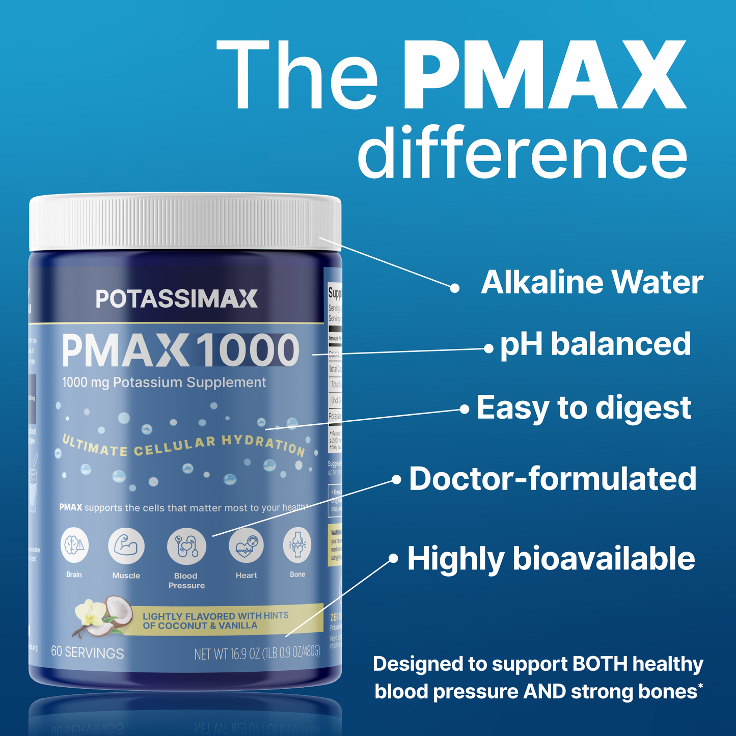 PMAX1000 Potassium Supplement