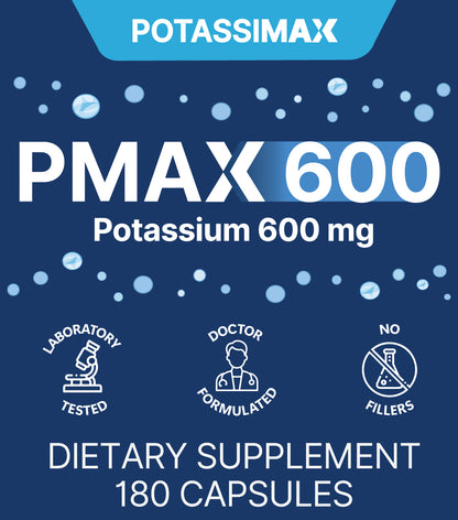 PMAX600 - 600 mg Potassium Supplement