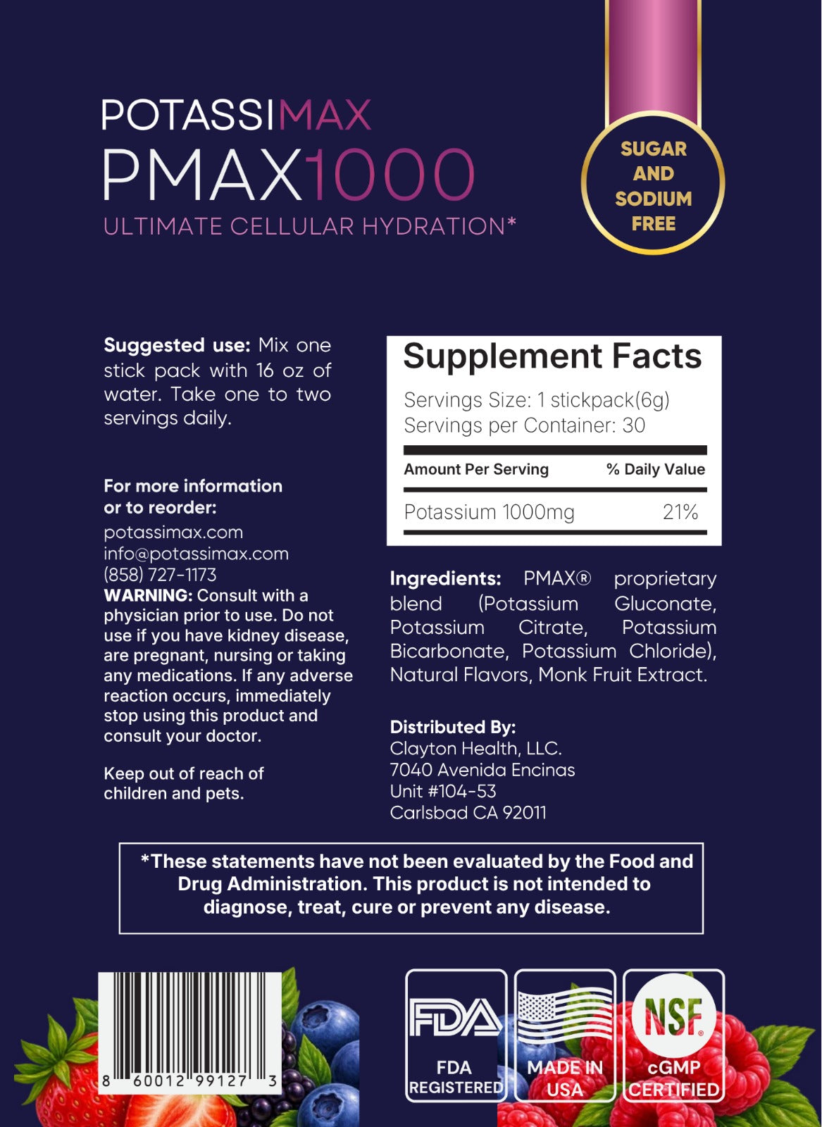 PMAX1000 FLAVORS