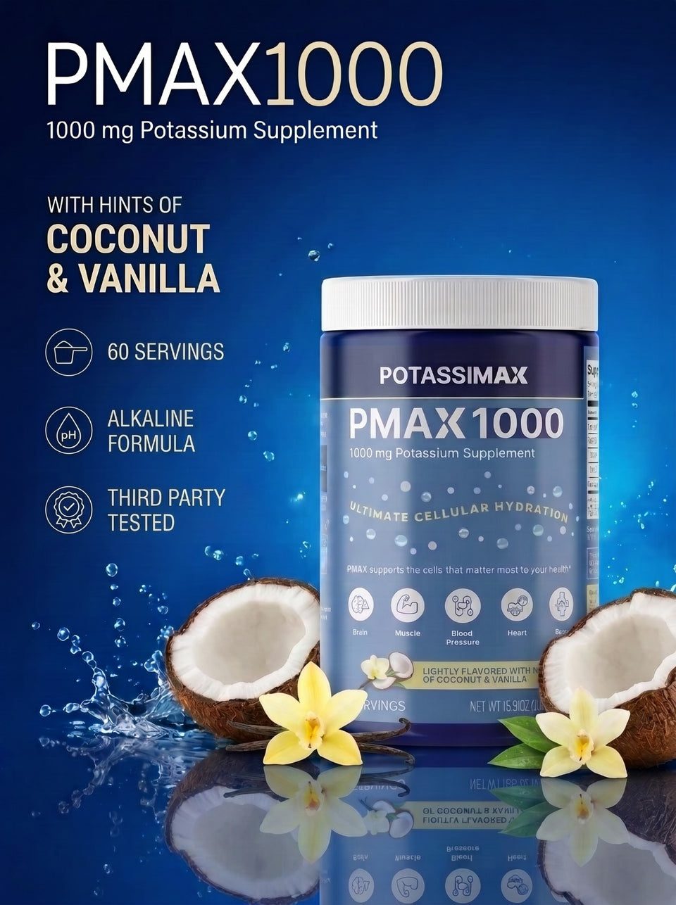 PMAX1000 Potassium Supplement